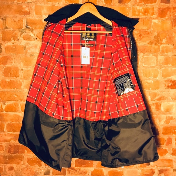 XL Barbour Black Waxed Jacket New W/tags - Picture 7 of 8